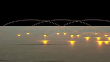 4K Abstract Lights Background 3D Rendering video
