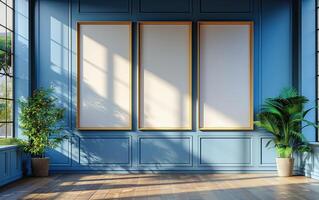 Modern luxury interior wall art mockup inspiration photo