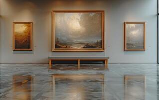 Modern luxury interior wall art mockup inspiration photo