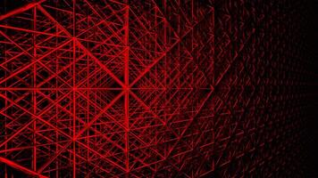 Side Movement on Red Blurred Grate Background VJ Loop in 4K video