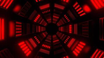 Red Reverse Slowed Strobe Tunnel Background VJ Loop in 4K video