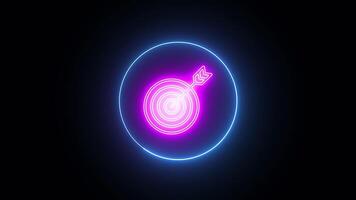 Target Icon Neon video