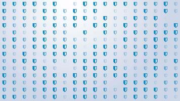 Shield Icon Pattern Background Loop video