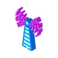 electromagnetic interference label isometric icon illustration vector