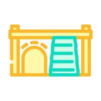 house hamster pet color icon illustration vector