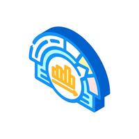 performance measurement business process isometric icon illustration vector
