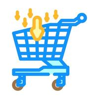 procurement business process color icon illustration vector