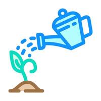 lead nurturing business process color icon illustration vector