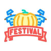 fall festivals autumn color icon illustration vector