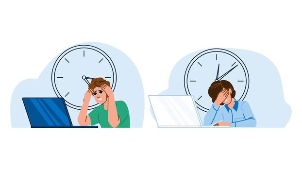 countdown deadline clock vector