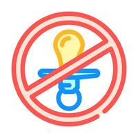 age prevent product label caution color icon illustration vector
