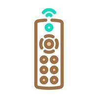 remote control label product caution color icon illustration vector
