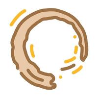 zen circle enso color icon illustration vector