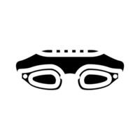 goggles ppe protective equipment glyph icon illustration vector