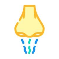 odor control product label caution color icon illustration vector