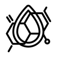 clean formula label product caution line icon illustration vector