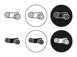 Cucumber icon mark set symbol for web application vector