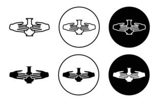 clay crafting icon mark set symbol for web application vector