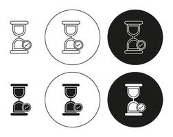 Early access icon set in thin line outline style. Early access linear sign vector