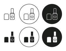 Lip balm linear thin line icon graphics. Lip balm set use for web ui or app vector