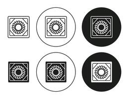 Tiles outlined icon contour line . Tiles flat and simple set design vector