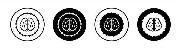 Inspiring Change flat line icon set. Inspiring Change Thin line illustration vector