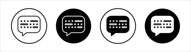 Morse code flat line icon set. Morse code Thin line illustration vector