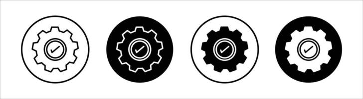 Recovery flat line icon set. Recovery Thin line illustration vector