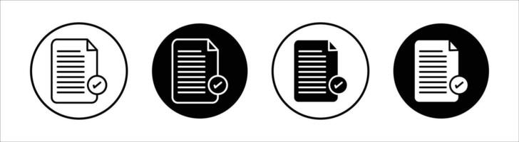 Terms and Conditions flat line icon set. Terms and Conditions Thin line illustration vector