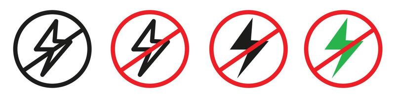 Flash off icon mark in filled style vector