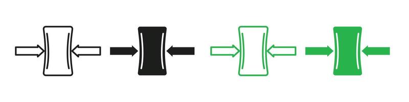 Zip Format File Compression Tool Icon for Efficient Storage vector