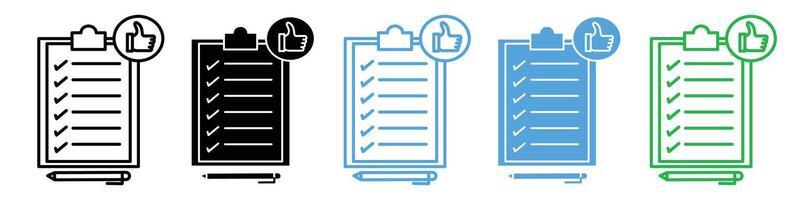 Interactive Online Feedback and Survey Form Icons for Digital User Experience Analysis vector