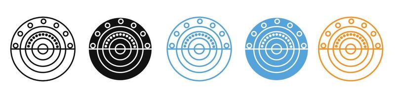 Kitchen Icon for Non-Stick Culinary Utensils and Cookware vector