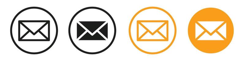 Message icon representing text communication and messaging, suitable for email services, chat apps, and social media vector