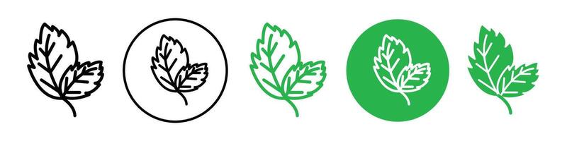 Peppermint Infused Product Label Icon for Freshness and Purity vector