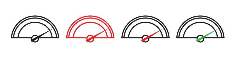 Performance indicator icon mark in filled style vector