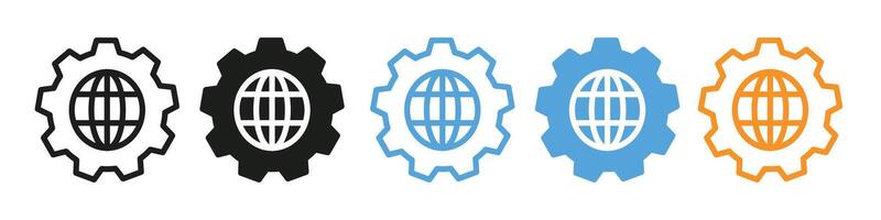 Technical Service Worker Icon with Tools for Repair and Maintenance vector
