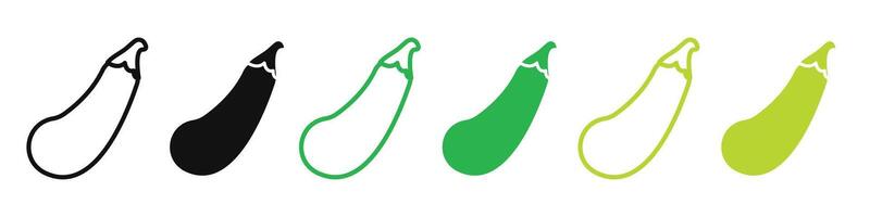 Healthy Eating Icon with Zucchini and Cucumber for Nutritious Meal Choices vector