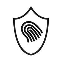 Facial Recognition Icon Ideal for Security and Technology Themes vector