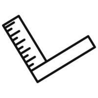 Carpenter Measuring Ruler Icon Ideal for DIY and Construction Projects vector