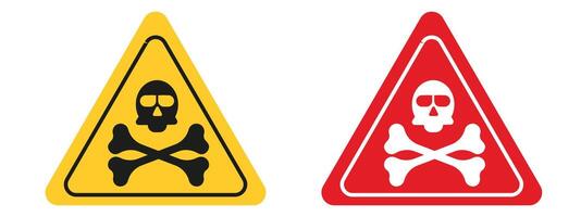 Danger alert indicating presence of general hazards requiring vigilance vector