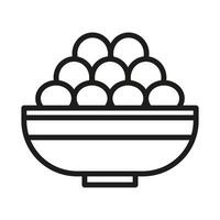 Ramadan Iftar Meal Icon Ideal for Community Feasting and Breaking Fast vector