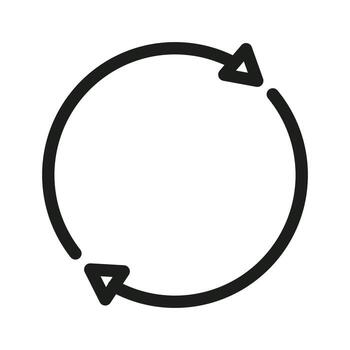 recargar icono ideal para usuario interfaz y digital diseño vector