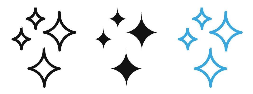 Shining Brightness Icon for Cleanliness, Visual Appeal, and Sparkling Effects