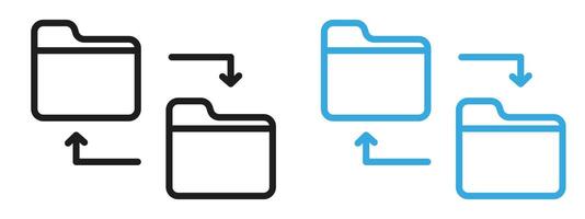 Coordination Icon for Synchronization, Teamwork, and Efficient Management vector