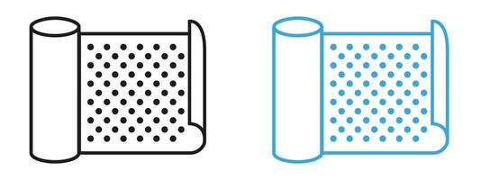 Sandpaper Texture Symbol Icon Ideal for DIY and Construction Projects vector