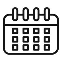Planner Calendar Icon Perfect for Event Scheduling and Management vector