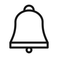 Alert Bell Ring Icon Perfect for Notifications and Reminders vector