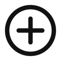 Add Symbol Icon Ideal for Interface and App Enhancements vector