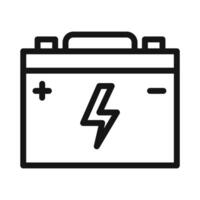 Vehicle Battery Icon for Auto Repairs vector